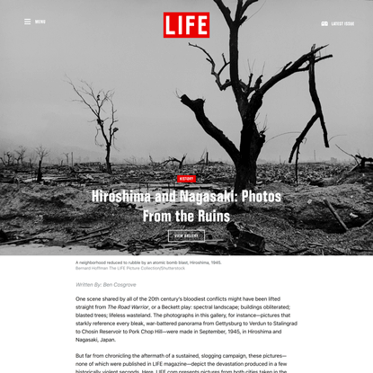 Hiroshima and Nagasaki: Photos From the Ruins, 1945