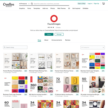 FoundImages | A Creative Market Shop