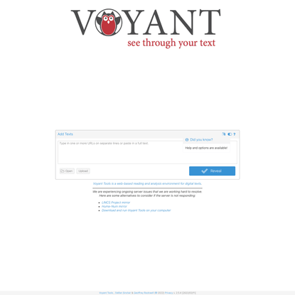 Voyant Tools