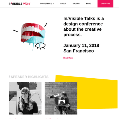 In/Visible Talks | A Creative Process Design Conference