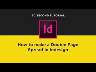 Make a Two Page Spread in Indesign | Adobe InDesign Tutorial #11
