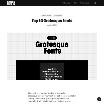 Top 10 Grotesque Fonts — Design Feed