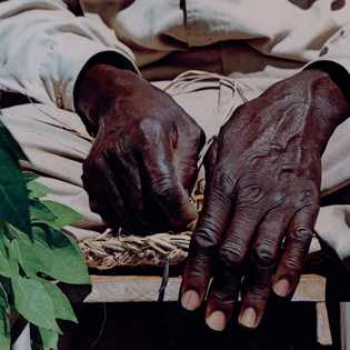 Hands of the Straw Weaver, St. Croix, Virgin Islands, 1970 | Photograph by Fritz Henle