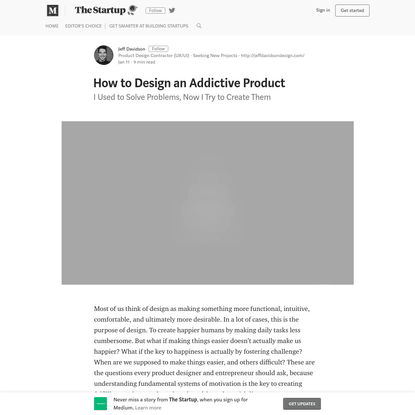 How to Design an Addictive Product - The Startup - Medium