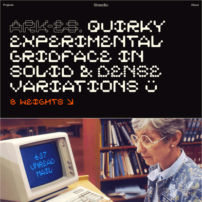 ARK-ES Typeface – Stuedio