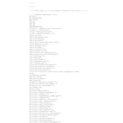 This page is a truly naked, brutalist html quine.