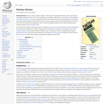 Partisan Review - Wikipedia