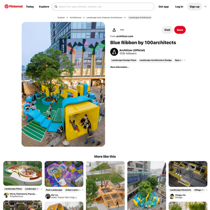 Blue Ribbon - Architizer | Playgrounds architecture, Playground design, Public space design