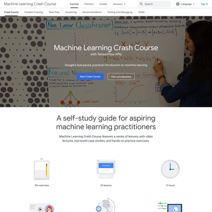 Machine Learning Crash Course | Google Developers
