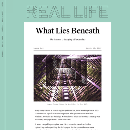 What Lies Beneath — Real Life