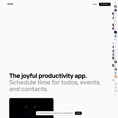 Amie - Joyful productivity