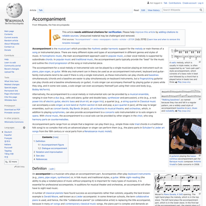 Accompaniment - Wikipedia