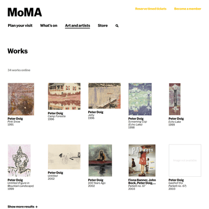 Peter Doig | MoMA 