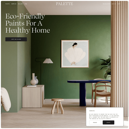 Palette, Eco-Friendly Paints For A Nontoxic Home — Palette - Eco-Friendly Paint