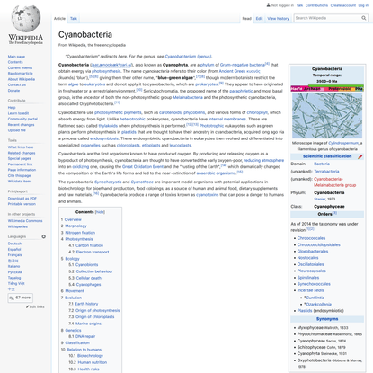 Cyanobacteria - Wikipedia