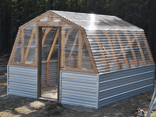 Affordable greenhouse architecture