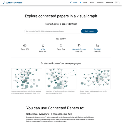Connected Papers | Find and explore academic papers