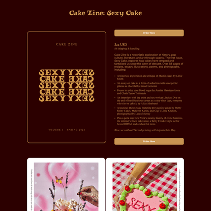 Cake Zine