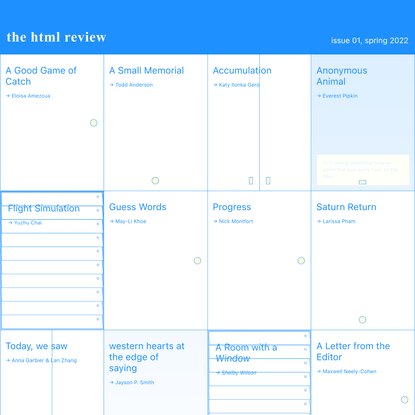 the html review