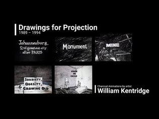 Extracts of 5 Charcoal Animations by artist William Kentridge (HIGH RES) 1989 - 1994