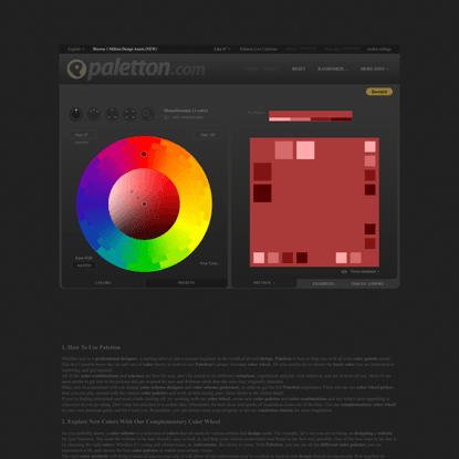 Paletton - The Color Scheme Designer