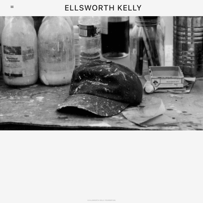 Ellsworth Kelly – American painter, sculptor, and printmaker