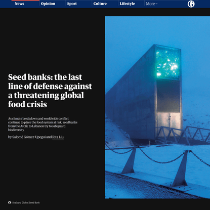 Seed banks: the last line of defense against a threatening global food crisis