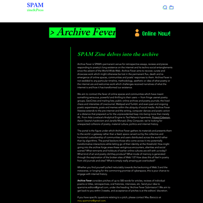 Archive Fever | SPAM