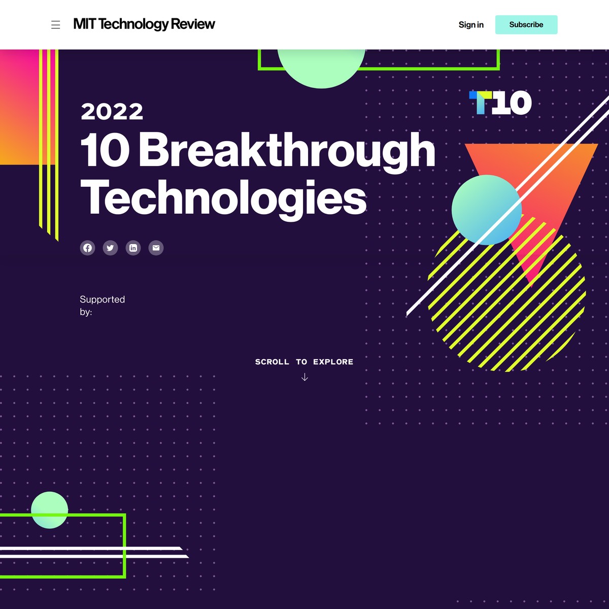 10 Breakthrough Technologies 2022 — Are.na