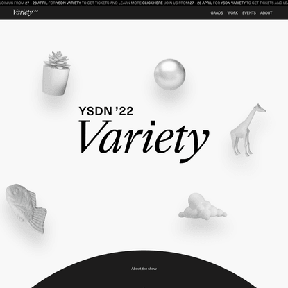 YSDN Variety - York/Sheridan Program in Design GradEx 2022