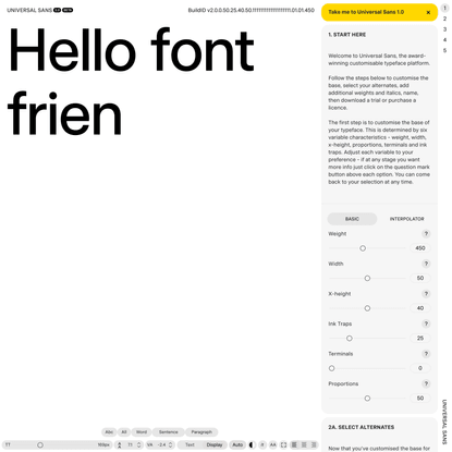 Universal Sans