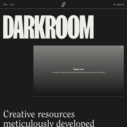 Darkroom - Very Good Mockups