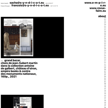 syndicat - Un site utilisant Les sites de EMPIRE