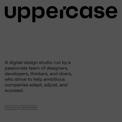 Uppercase
