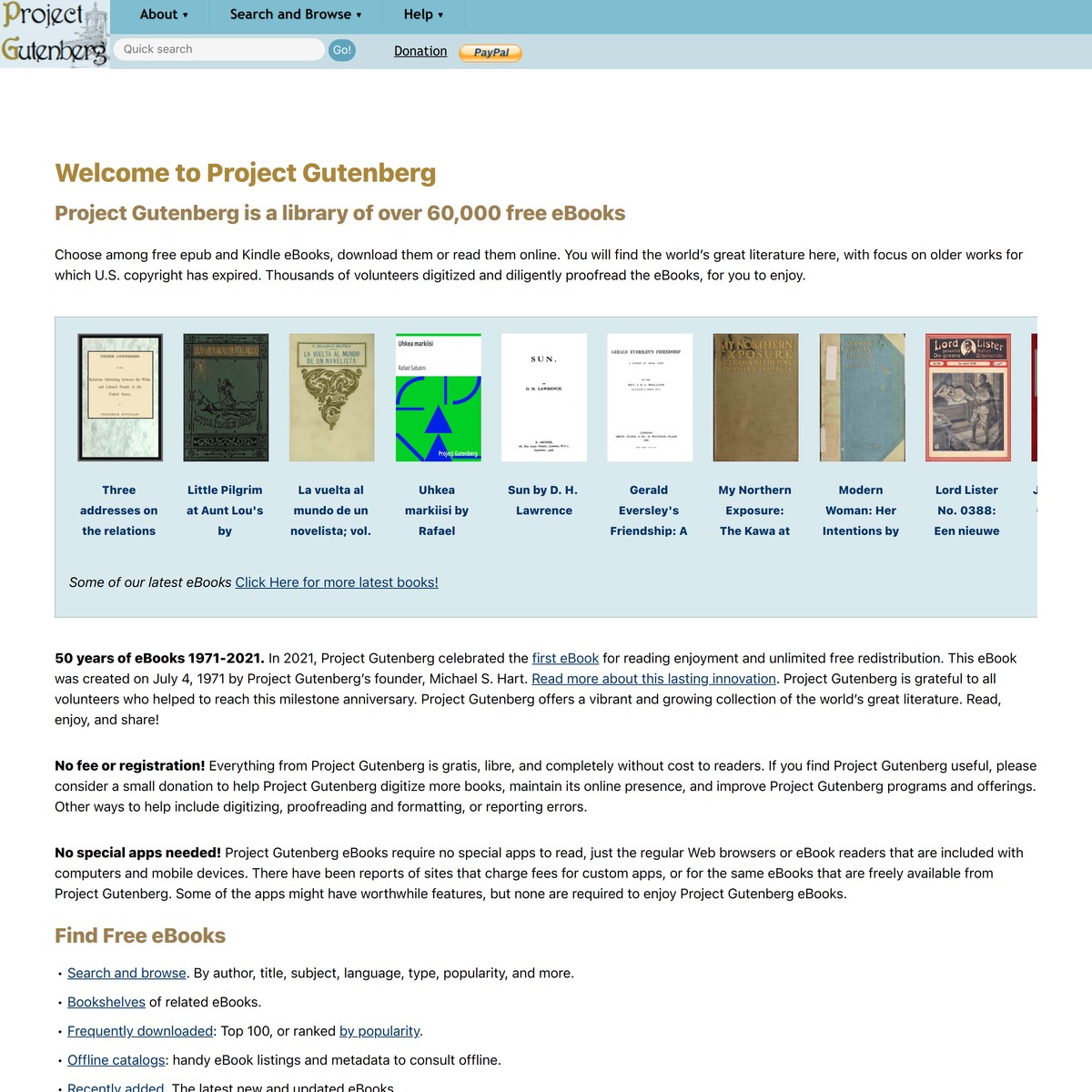 Project Gutenberg — Are.na