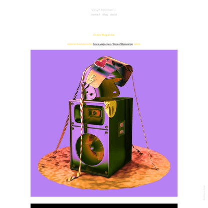 Crack Magazine - Vasya Kolotusha