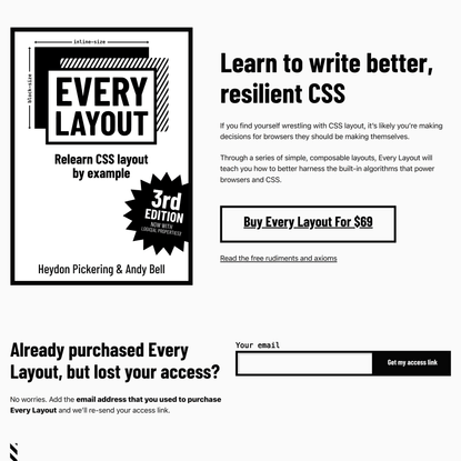 Relearn CSS layout