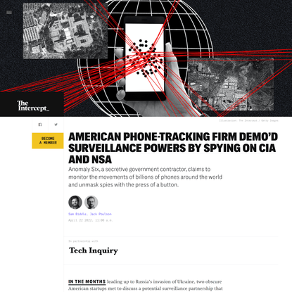 American Phone-Tracking Firm Demo’d Surveillance Powers by Spying on CIA and NSA