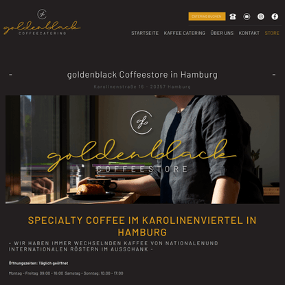 goldenblack Café Hamburg ⇒ Specialty Coffee Karolinenviertel