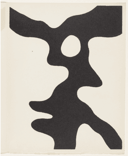 Jean (Hans) Arp Configuration, Oppression (plate, page 35) from Dreams and Projects 1951–52, published 1952