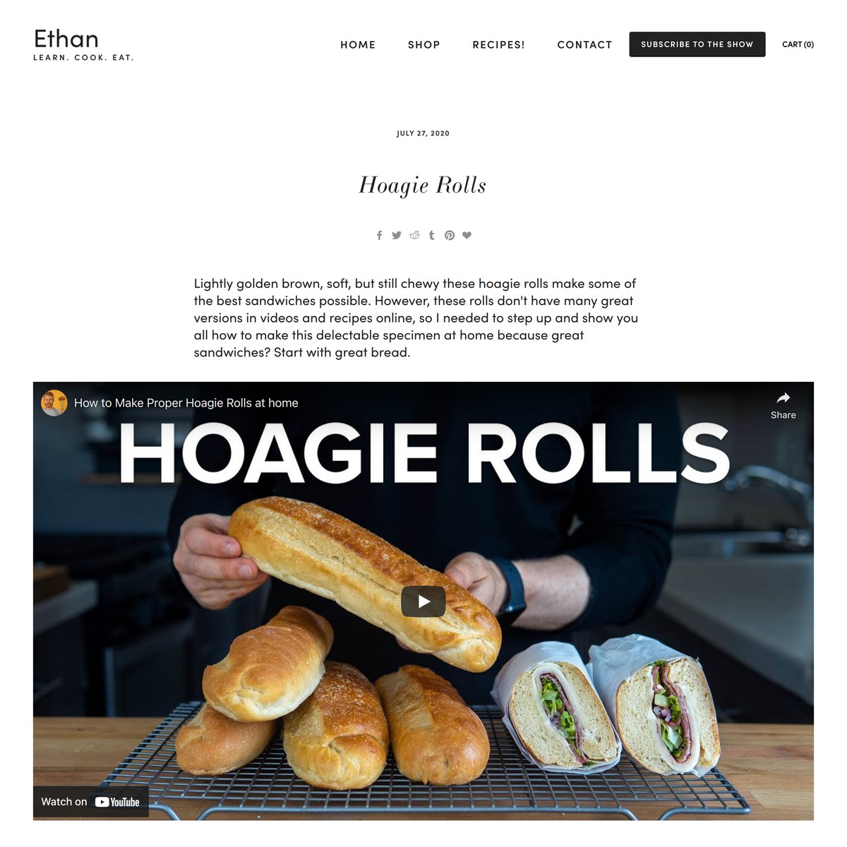 Hoagie Rolls — Ethan — Are.na