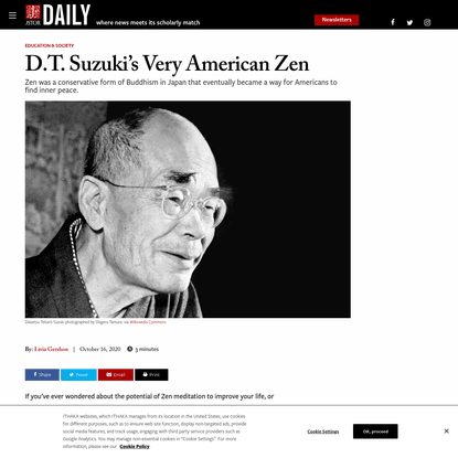 D.T. Suzuki's Very American Zen - JSTOR Daily