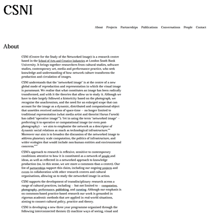 About – CSNI