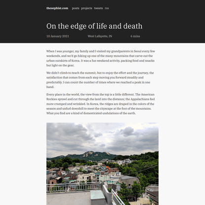 On the edge of life and death | thesephist.com