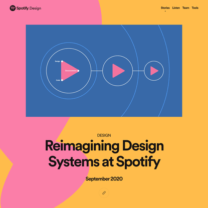 Reimagining Design Systems at Spotify