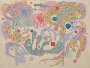 Capricious Forms by Vasily Kandinsky, 1937