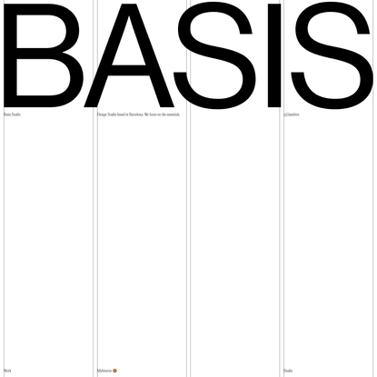 Basis Studio — Simplifying with a smart voice
