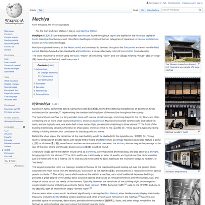 Machiya - Wikipedia