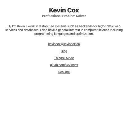 Kevin Cox