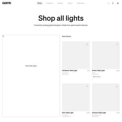 Shop All Lights | Gantri®